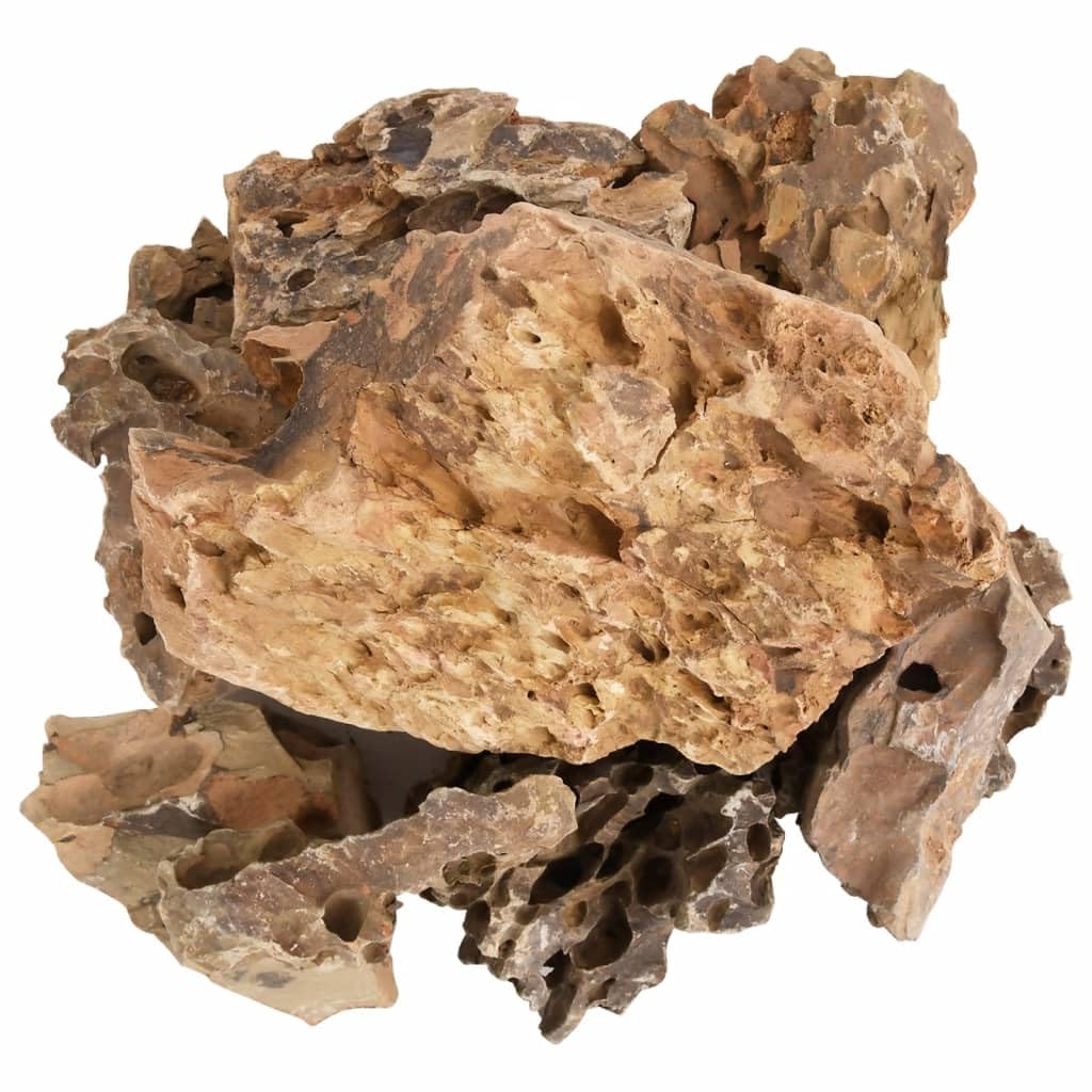 Piedras de dragón marrón 25 kg 5 – 30 cm decoración de acuario con superficie natural, ideal como escondite, sustrato de plantas y adorno para agua dulce, agua de mar, nano-cuenca y