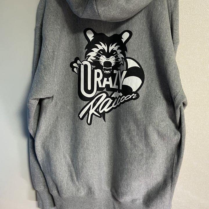 CRAZY RACCOON クレイジーラクーン パーカー 黒L Crazy Raccoon LOGO