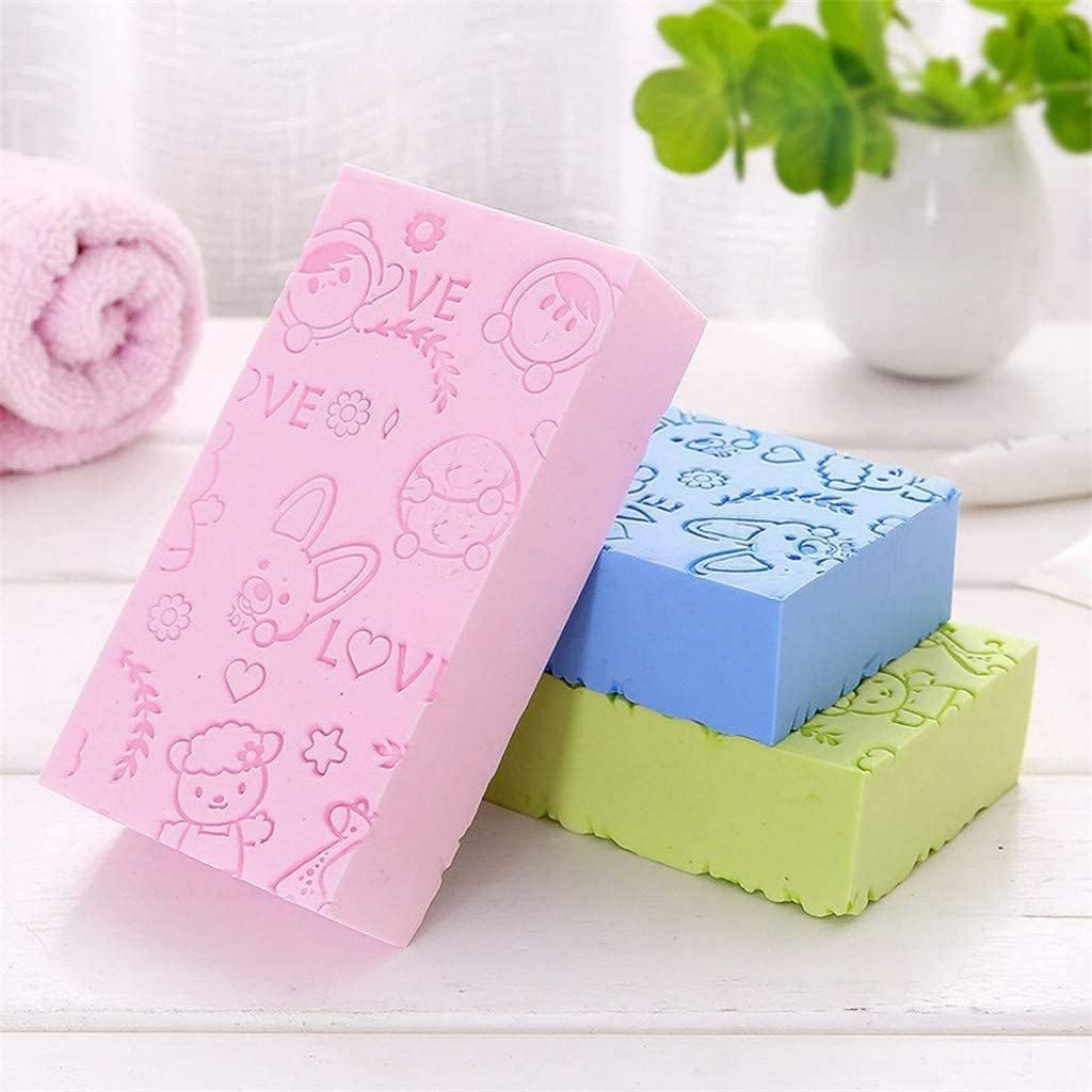Super Soft Bath Sponge Scrubber for Kids & Babies - Gentle Cleaning, Exfoliating, and Dead Skin Removal- Perfect for Men and Women Pack Of 2 (Multicolored)-image-36