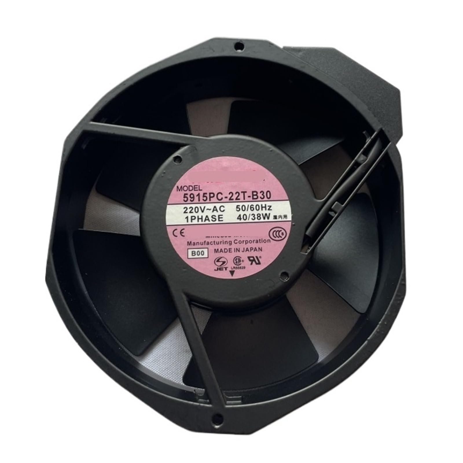 Ventilateur axial AC extracteur d'air 230V pour armoire électrique et serveur
