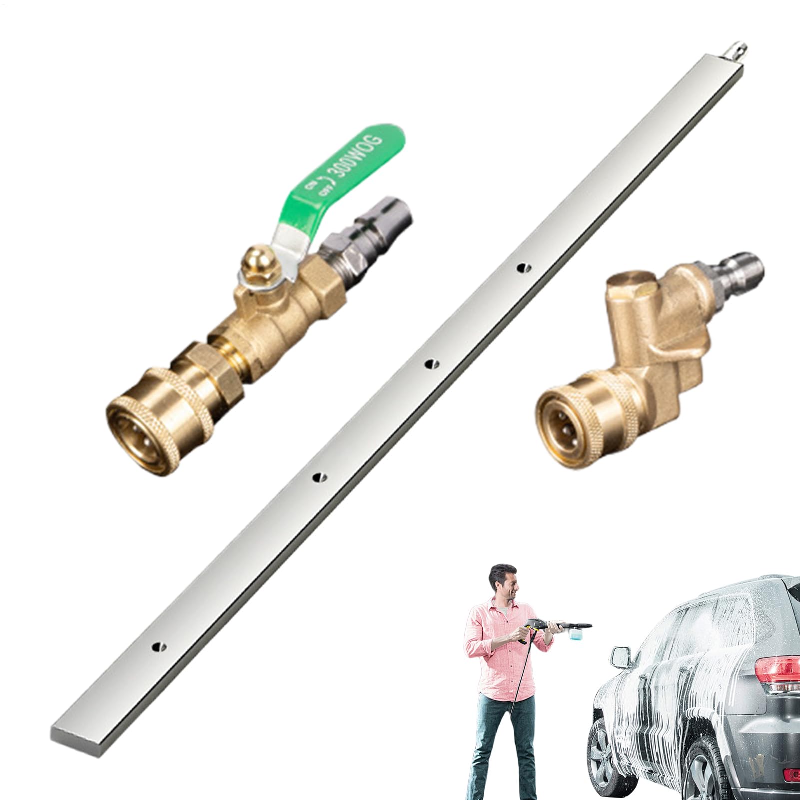 Nettoyeur de radiateur de voiture 60 cm Teksome en acier inoxydable pour camion