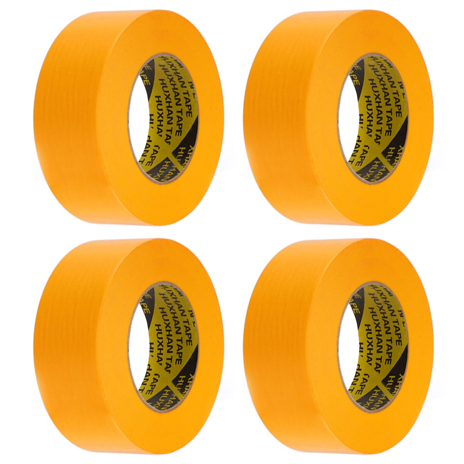4 Rotoli Nastro per Mascheratura Adesivo in Carta per Pittura 30mm x 50m Facile da Rimuovere Senza Residui per Decorazioni,Finiture Muro,Fai da Te e Ristrutturazioni Interne Esterne
