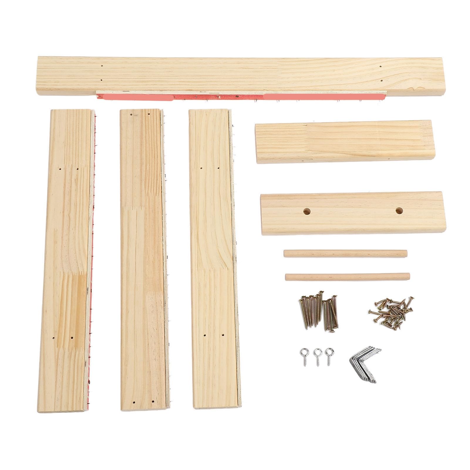 Marhynchus Marco de Tufting De Montaje Fácil Textura de Madera de Roble de Acero Inoxidable para Coser y Fabricación Alfombras, Adecuado para Amantes del Arte y Escuelas