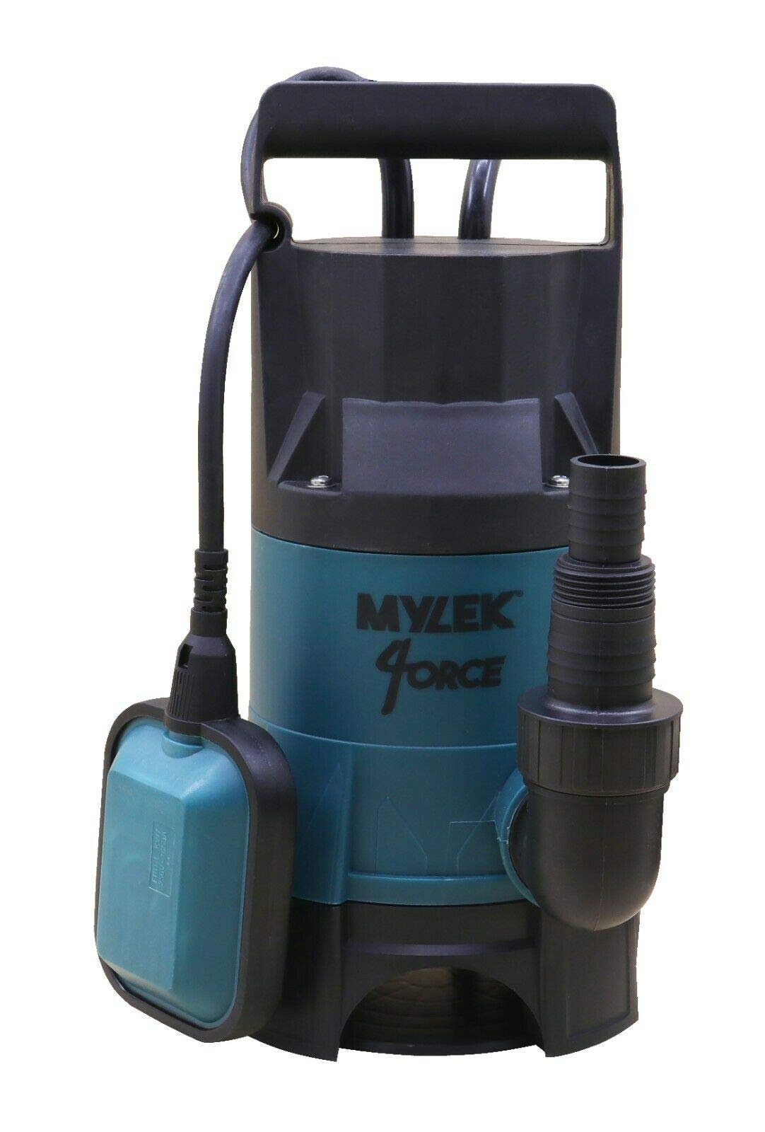 MYLEK Submersible Water Pump 400W Electric for Clean or Dirty Water with Float Switch, 8000L/H, 10M Power Cable - for Floods, Pools, Wells, Pond, Hot Tubs