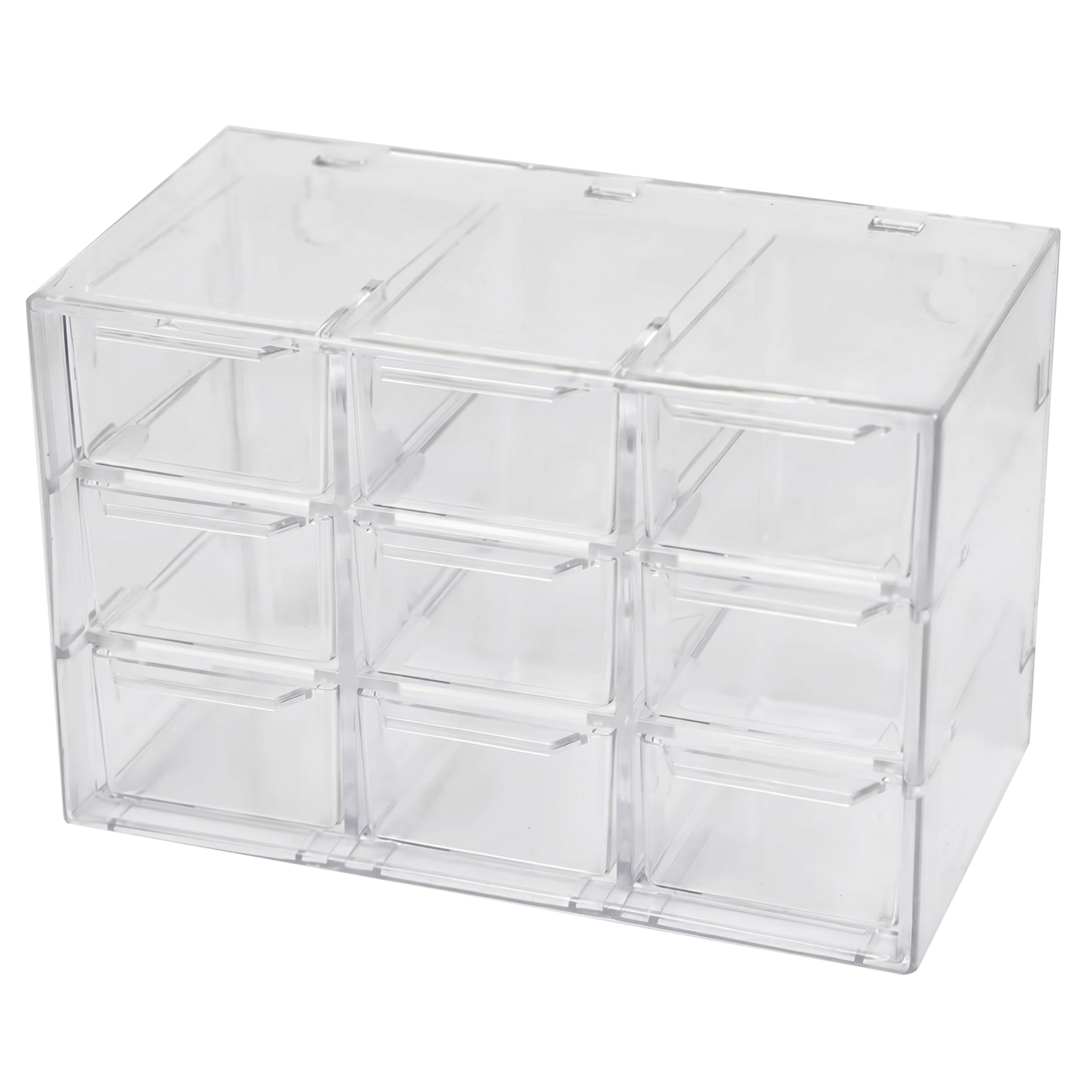 Plastic Storage Drawers Stackable Storage Drawers Clear Stackable Clear Acrylic 9-grid organizer for Vanity