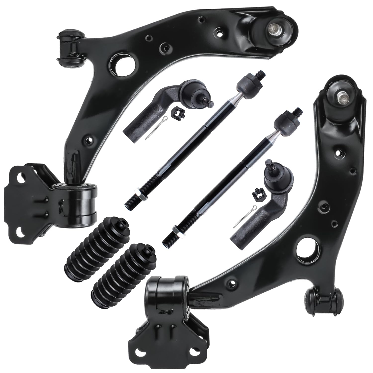 Detroit Axle - Front 8pc Suspension Kit for 10-13 Mazda 3 Sport, 2 Lower