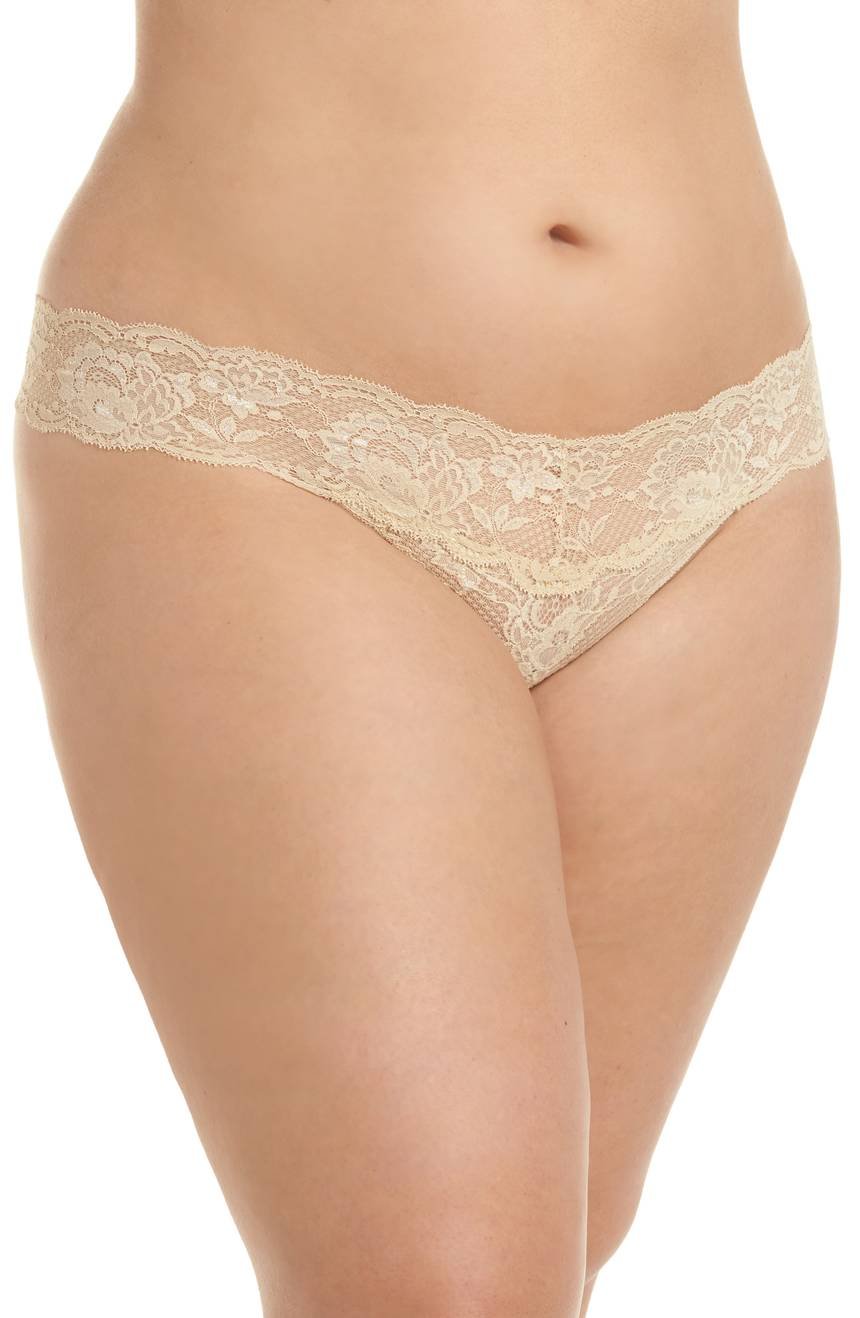 CosabellaWomen's Plus Size NSN LR Cutie Thong X, Blush, Medium/Large