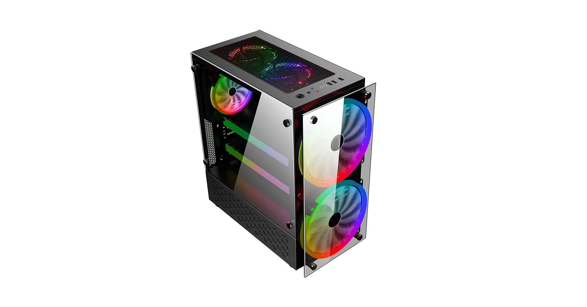 PCケース2面ガラス ATX Corsair、側面強化ガラスのATXミドルタワーケース - PC Watch