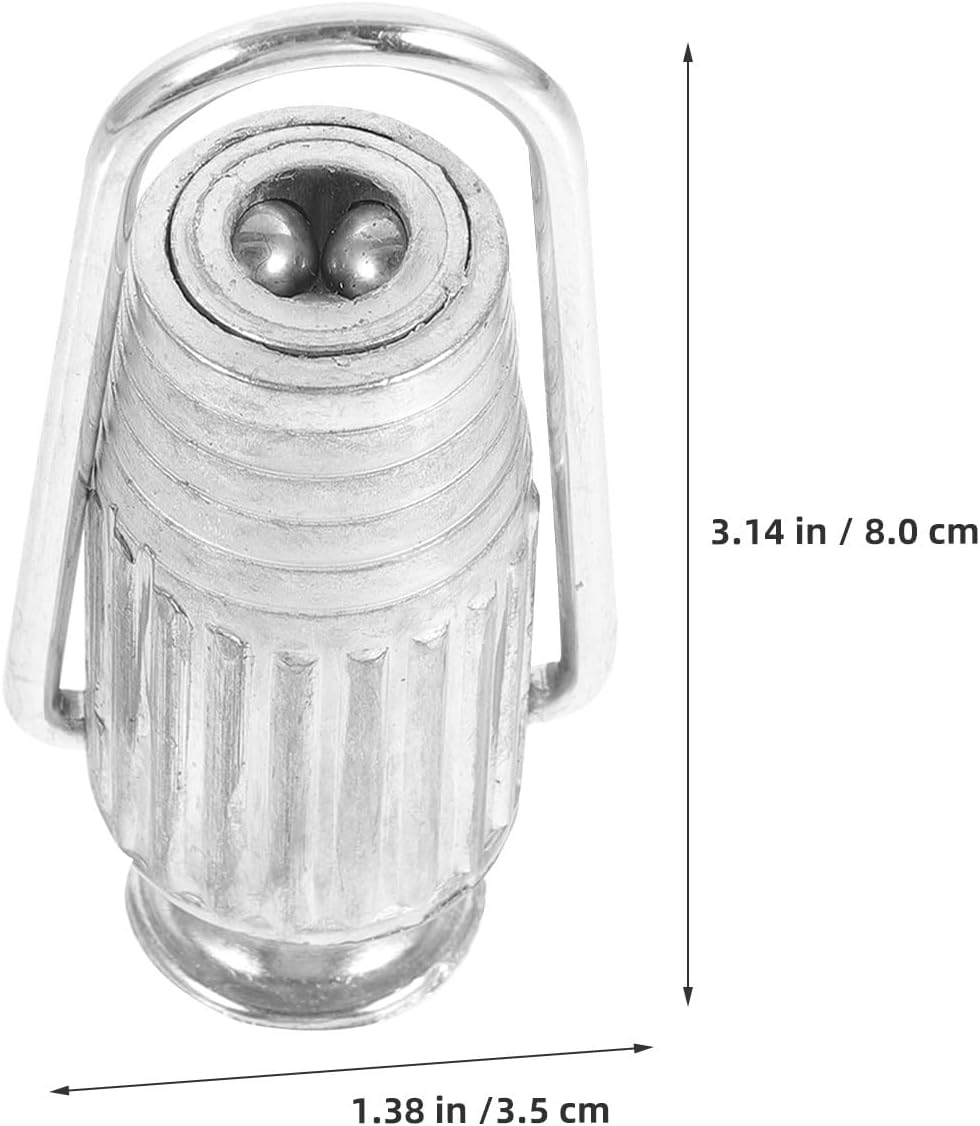 Generic 6pcs Clothesline Rope Tightener Metal Clothesline Pulley Heavy Duty Aluminum Clothes Line Tensioners for Pulleys and Fixed Clothes Household Supplies