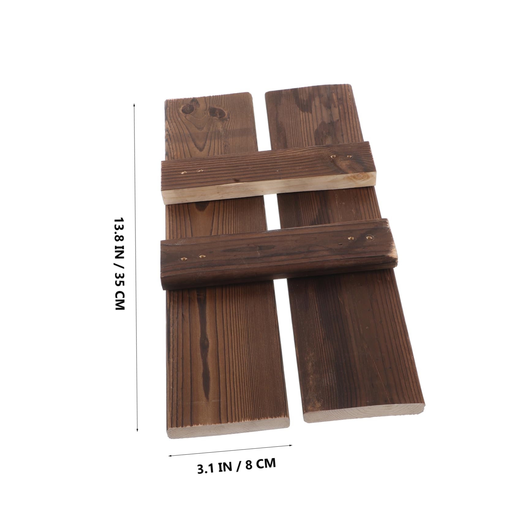 MUCKLILY Sturdy Aquarium Decor 4pcs Water Board Fish Tank Driftwood Decor Vintage Wood Ornaments