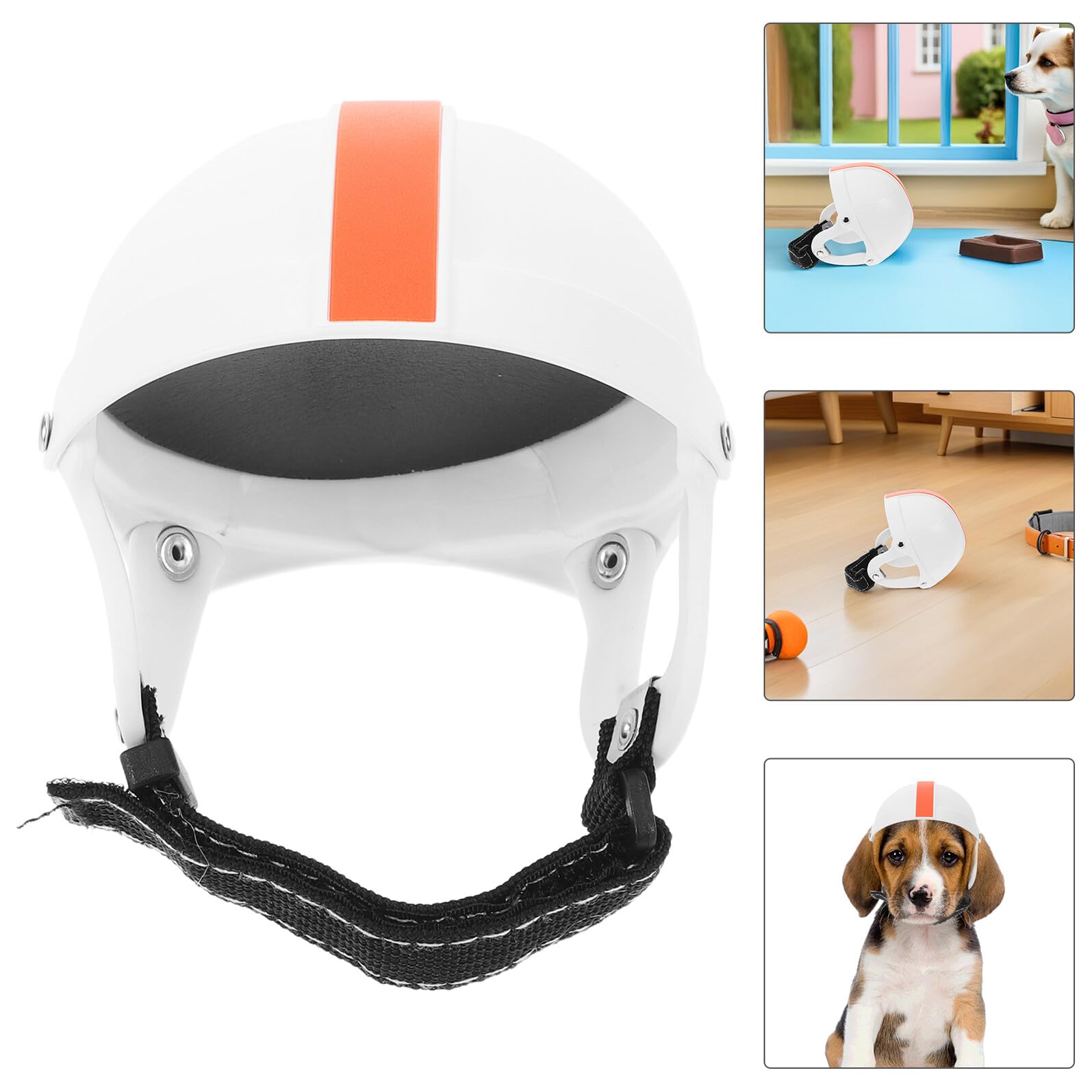 Casco De Seguridad para Perros Casco De Seguridad para Perros Medianos Equipo De Motociclista con