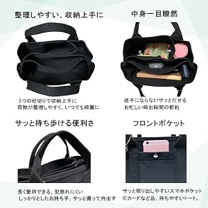 Amazon | [Little Light] トートバッグ レディース 大容量 キャンバス