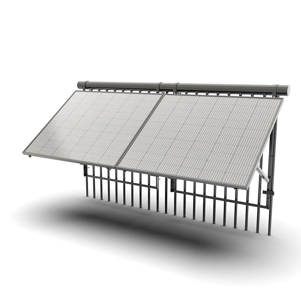 TERRE JARDIN - Panneau Solaire 400W (2 pièces 200W) - 38.5V - Kit Complet photovoltaïque Plug and Play - 1.5 kwh par Jour
