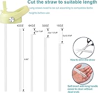 Vista 5 de KMN Tapa de popote para boca ancha Hydro Flask, tapas con popote para Hydroflask de boca ancha de 12, 16, 18, 20, 32, 40 onzas, tapa de popote
