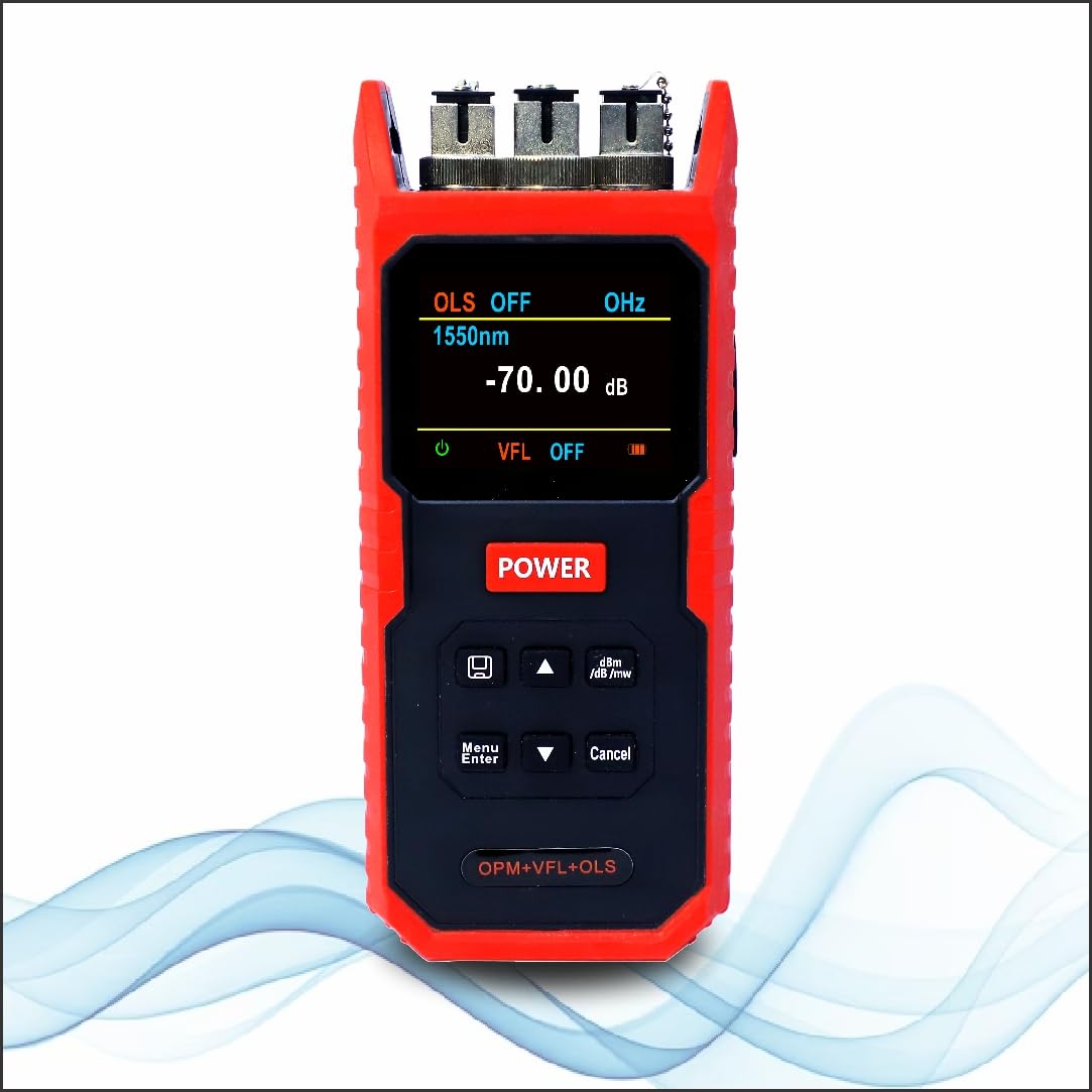 Fibershot Optical Fiber Power Meter (OPM + VFL + OLS) with Rechargeable Battery, 2.5mm Universal Connector, FC/SC Compatibility – Ideal for FTTH, CATV & Data Centers (Ultima Power Meter 3-In-1)-image-34
