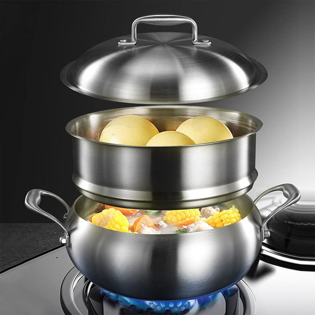 Amazon.com: JOQWJPOIJ Stainless Steel Steamer Dual-purpose
