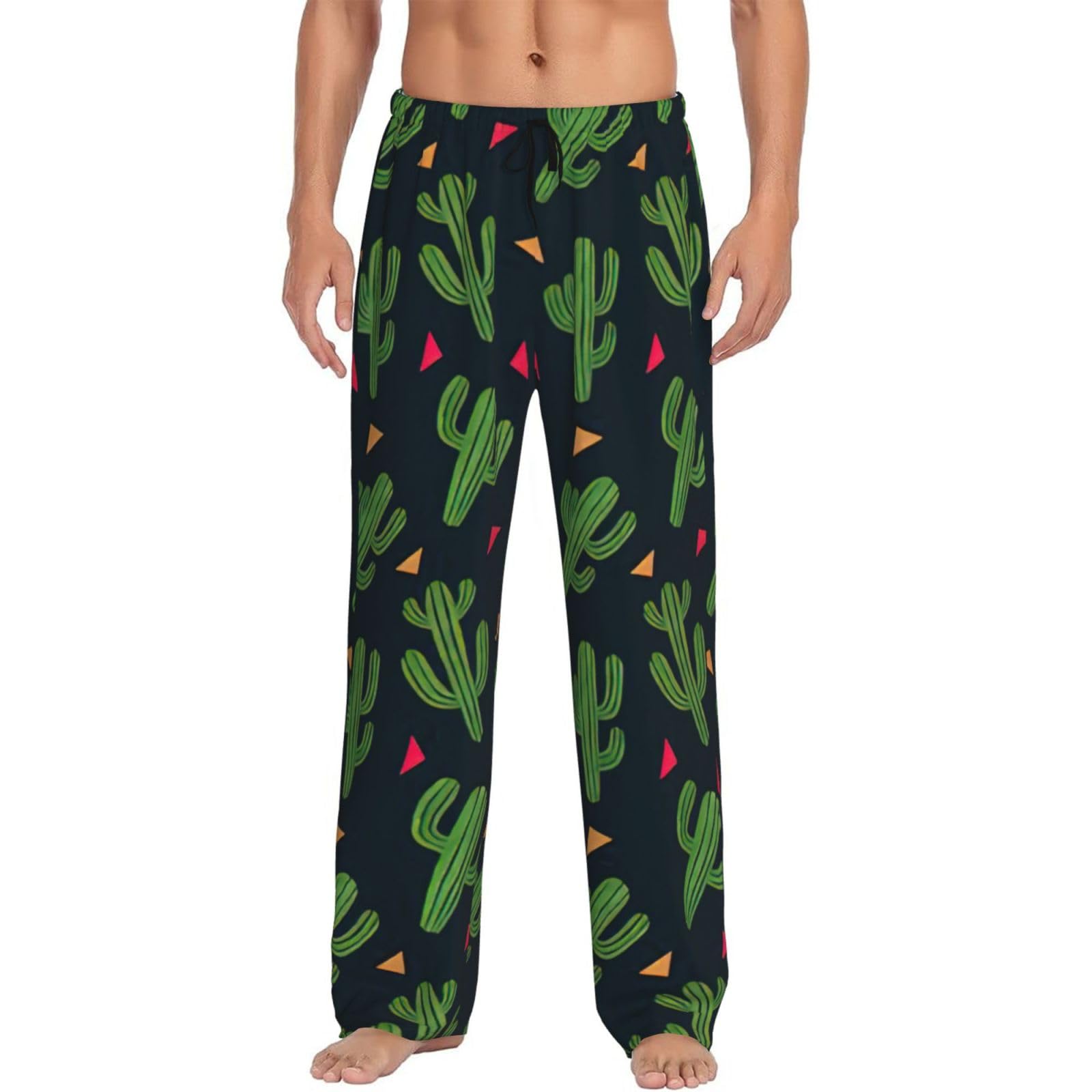 Pantalon de pyjama homme imprimé cactus idéal pour le homewear - 8