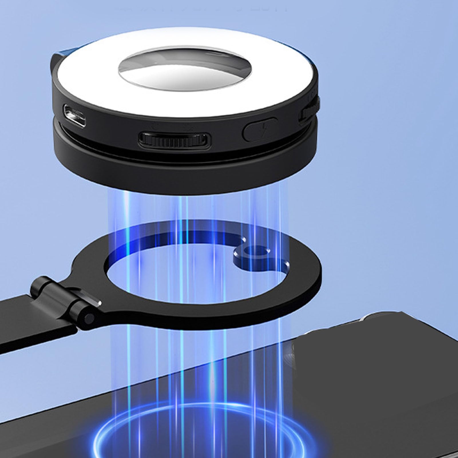 GOWENIC Action Camera Supporto Magnetico per Smartphone Doppio Uso