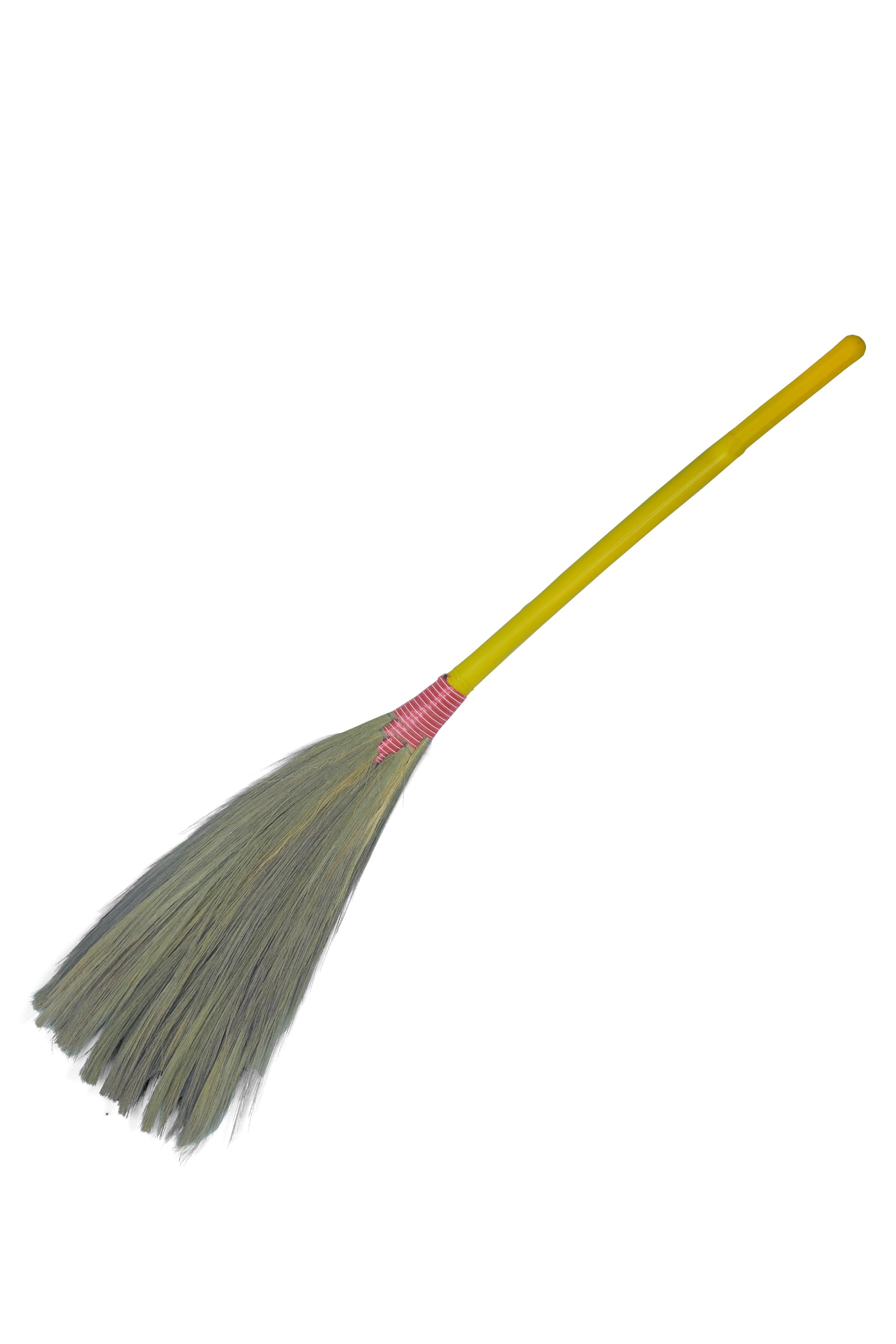 UMD Natural Grass Broom, 4 ft Long Handle, Medium Weight, Dust Free, Ergonomic Design, Wide Coverage for Floor Cleaning, Dusting for Home and Office (1)-image-42
