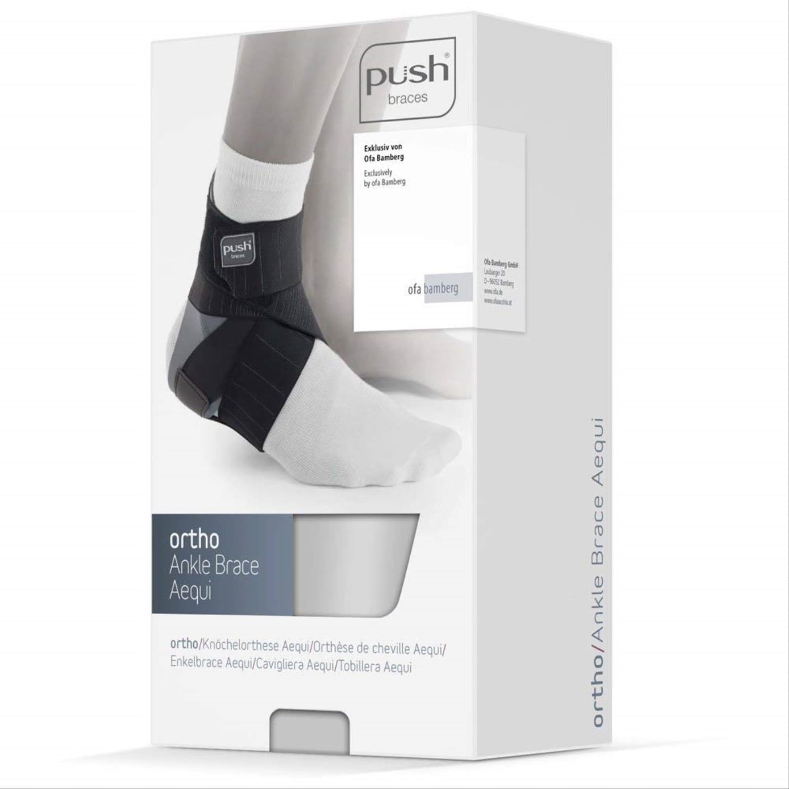 Push Aequi Left Tobillera, Unisex Adulto