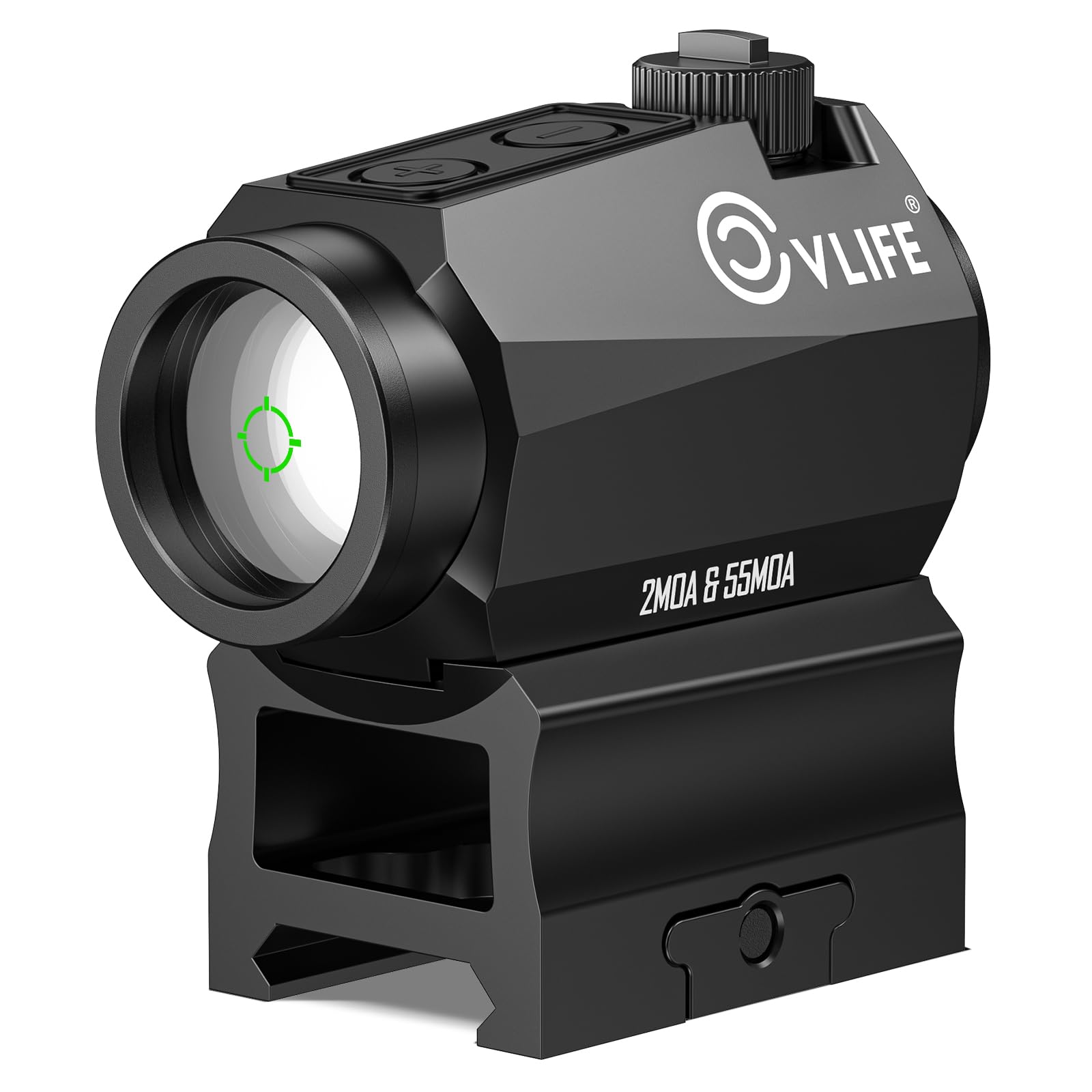 Amazon.com: CVLIFE Multiple Reticle 2 MOA Green Dot & 55 MOA