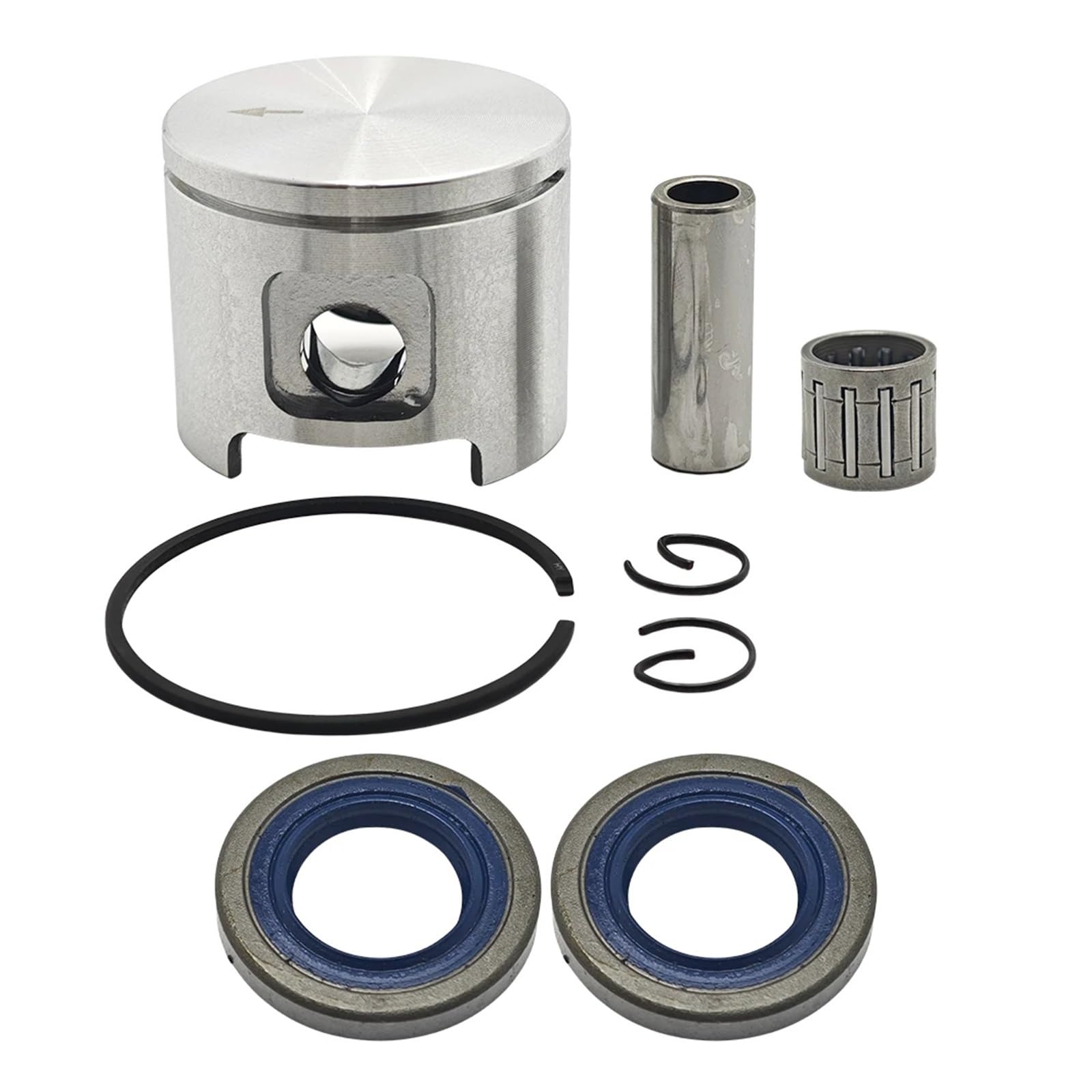 Kit circlips piston 48 mm tronçonneuse 61 630 roulement aiguilles joint huile