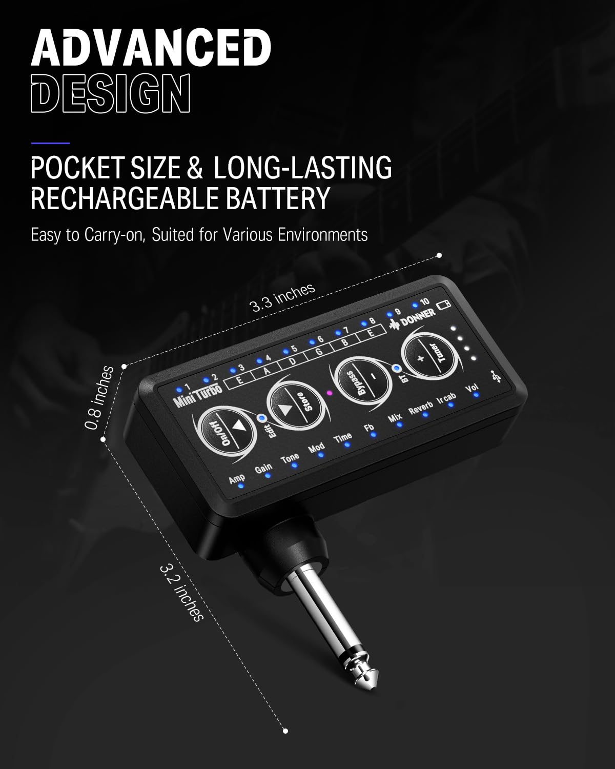 Donner MINI Turbo - Amplificatore per cuffie