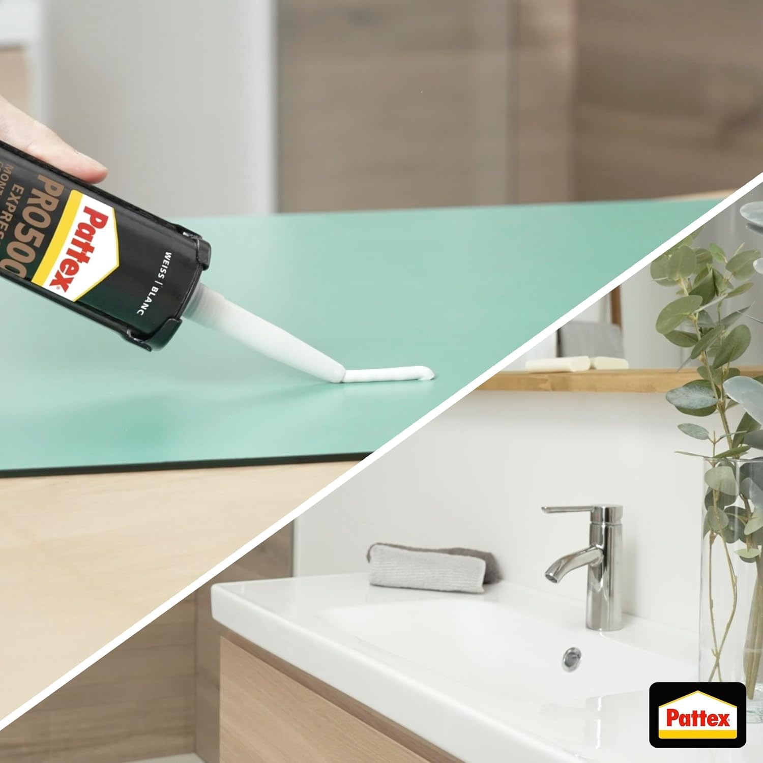 Pattex PRO 500 6er Set | Extra starker Montagekleber mit dauerhafter Verbindung – perfekt für schwere Objekte