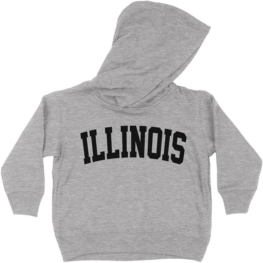 Illinois College Style Kids Hoodie Sweatshirt Toddler
