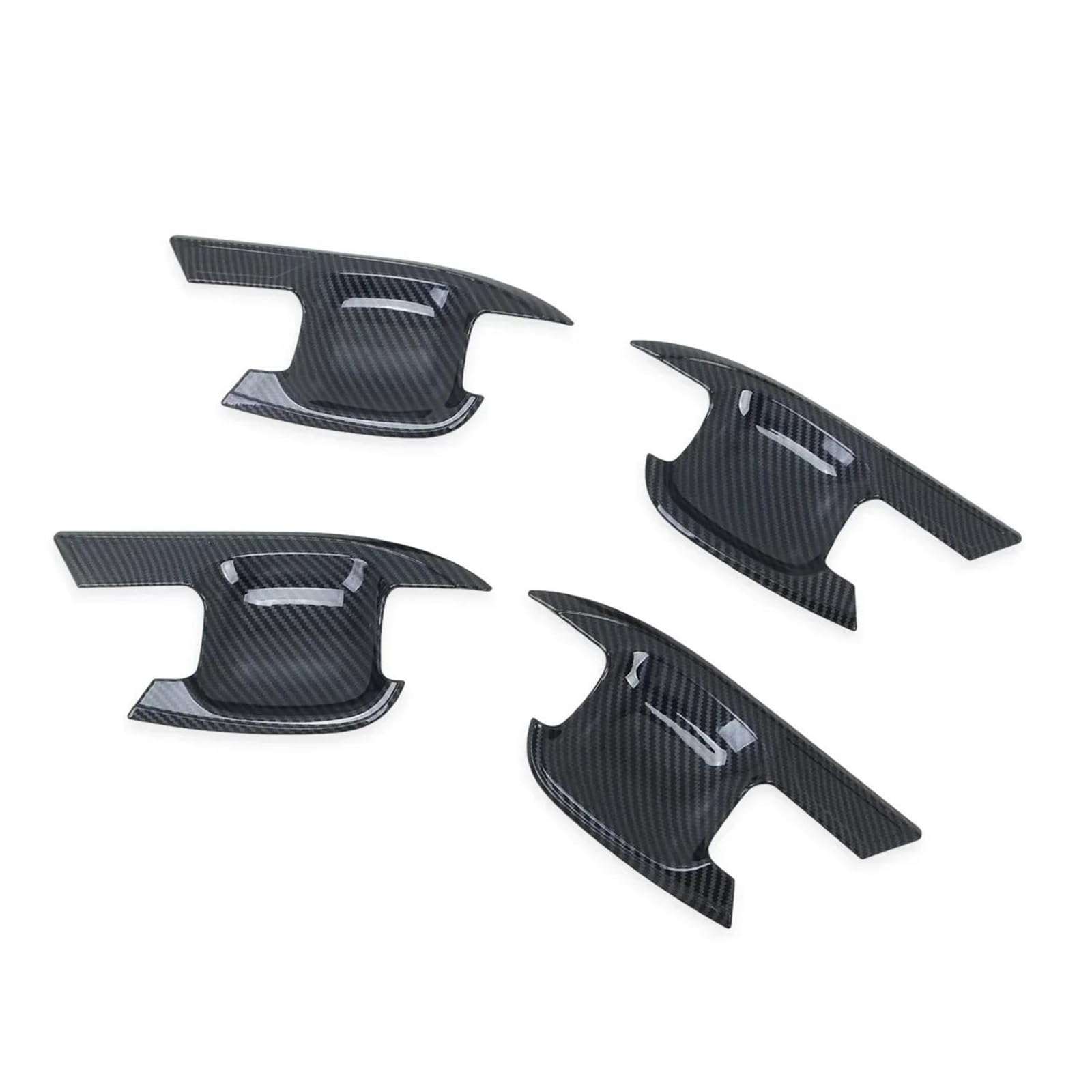 KJHOPY Car Accessories Exterior Door Side Handle Bowl Cup Cover Trim for Ford for Explorer 2020-2025(Style 2)