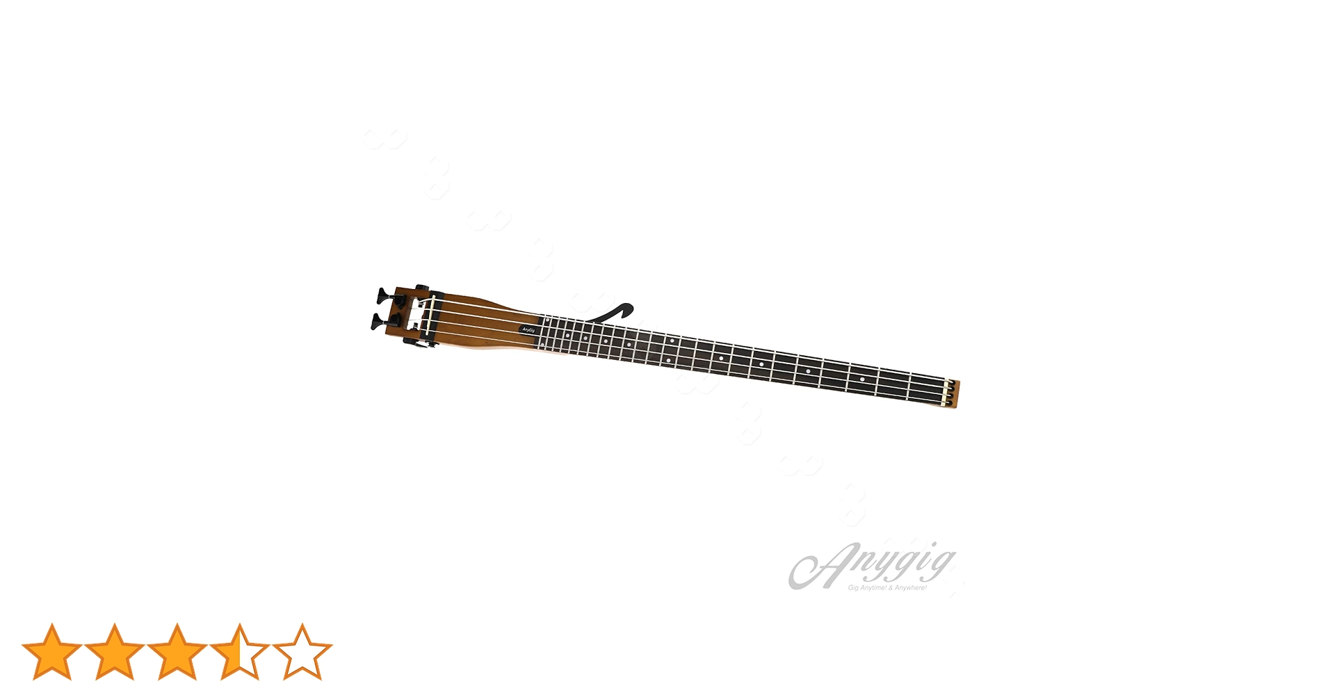 Amazon | Anygig AGBベースギター フルスケール長さ トラベルベース