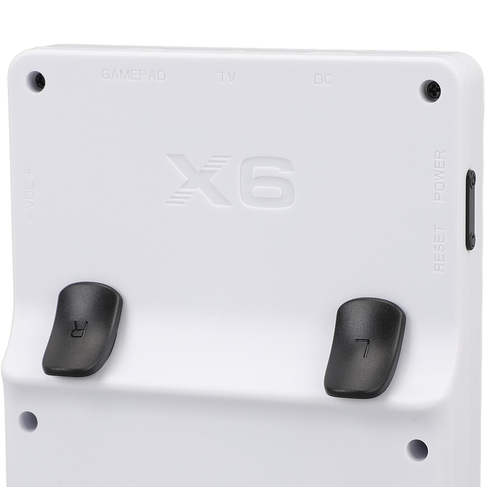 Consola de Juegos Retro portátil con Tarjeta de Memoria de 32 GB, Dispositivo de Juego HD con Doble Palanca para Adultos, Pantalla IPS de 3,5 Pulgadas, Compatible con Salida de TV (Blanca)
