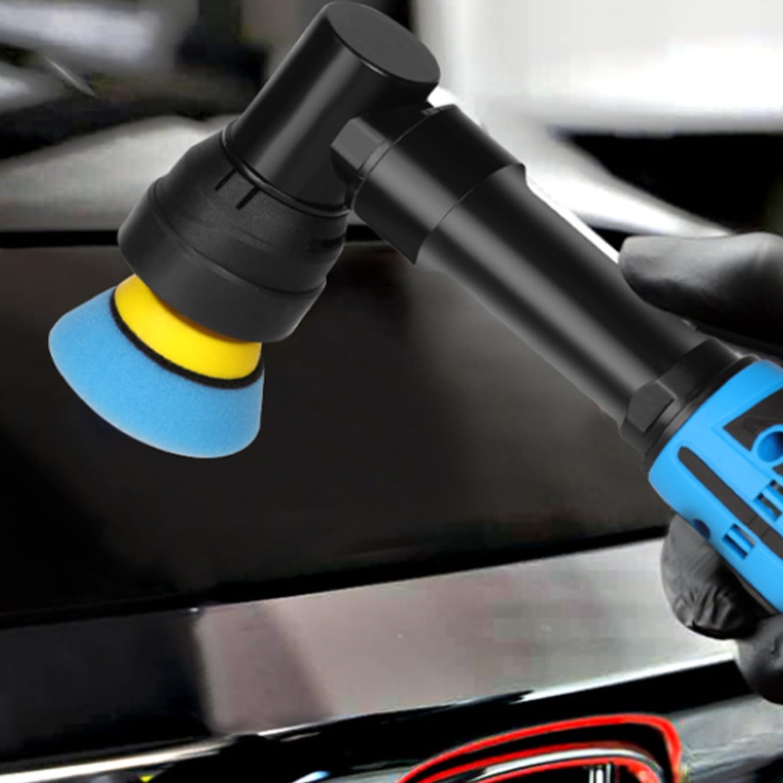 Harilla Polisseuse Voiture Variable Kit Polisge Puisnte Lustreuse Électrique pr Automobilistes, Garage