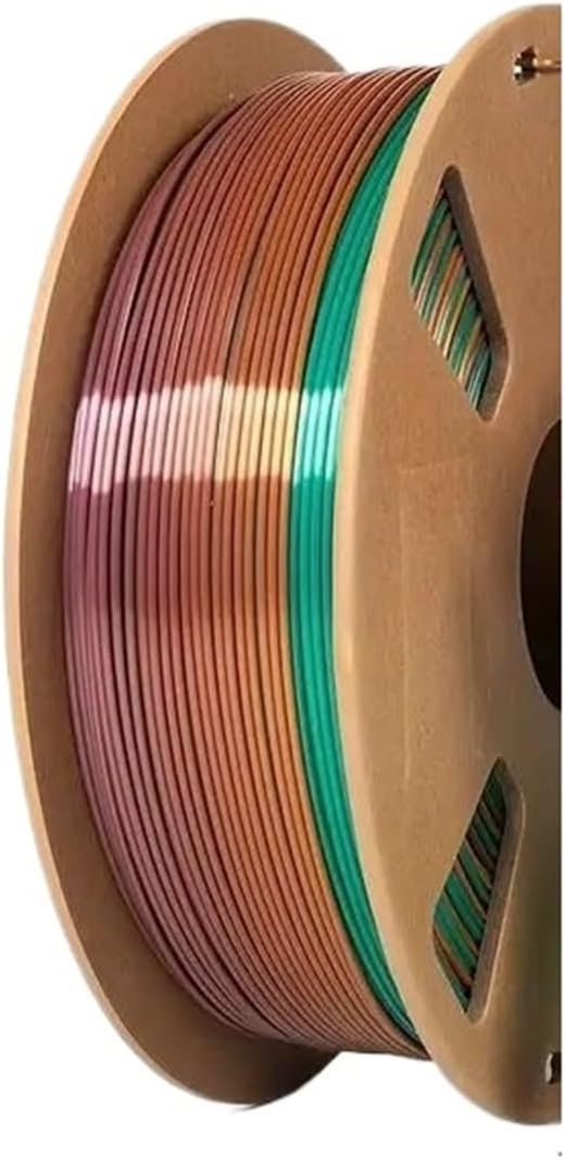 1pc Series 3D Printed Multi-Color Rainbow Filament PLA 1.75mm, 250g/0.55lb Spool, Size +/-0.02mm