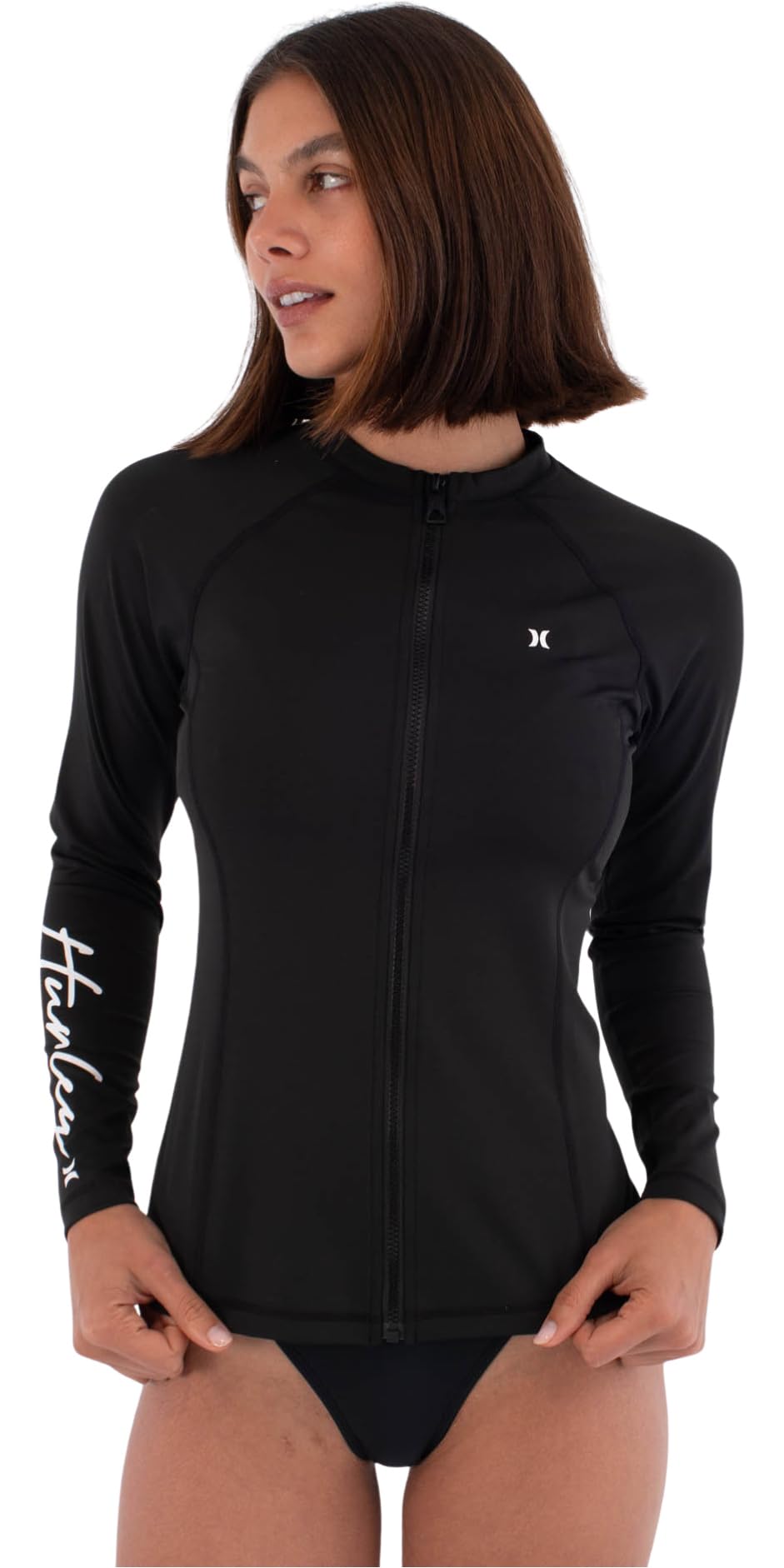 Hurley Women's Long-Sleeved Surf Lycra T-Shirt Femme