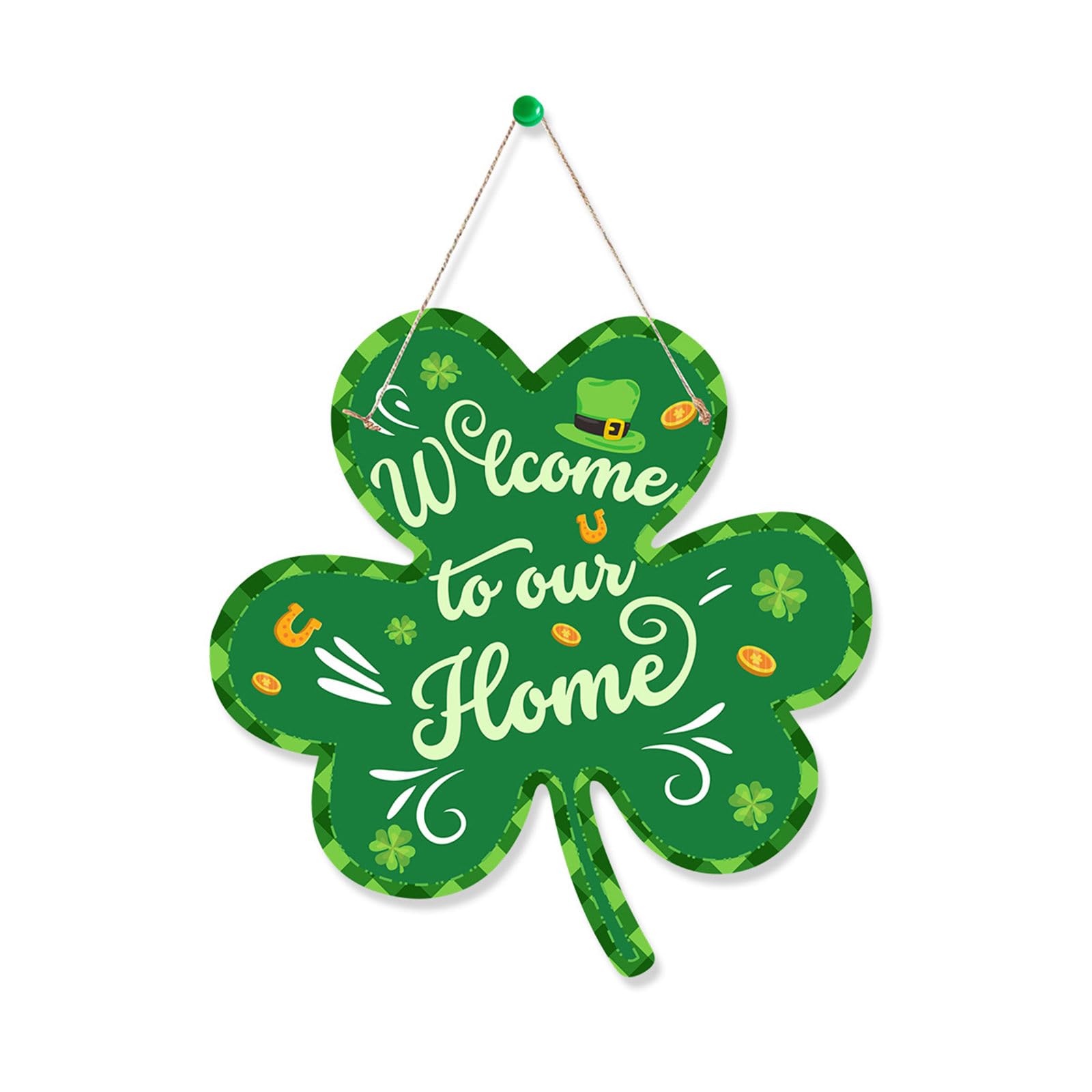 NEWFT Holiday Porch Sign Welcome Door Sign Unique Designs for Family Gatherings Parties Party