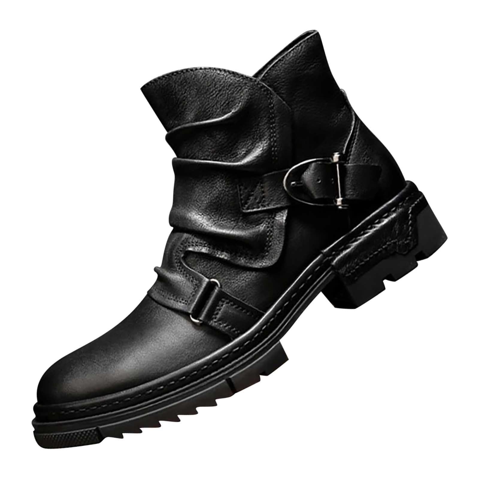 Chaussures de randonnée légères d'hiver sans lacets pour homme