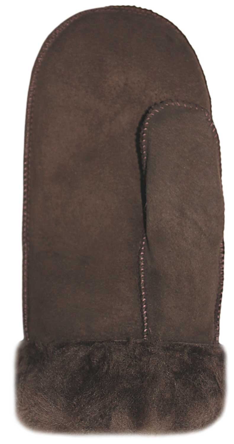 Lekra Lammfell Fausthandschuhe kuschelig warm aus echtem gewachsenem Lammfell