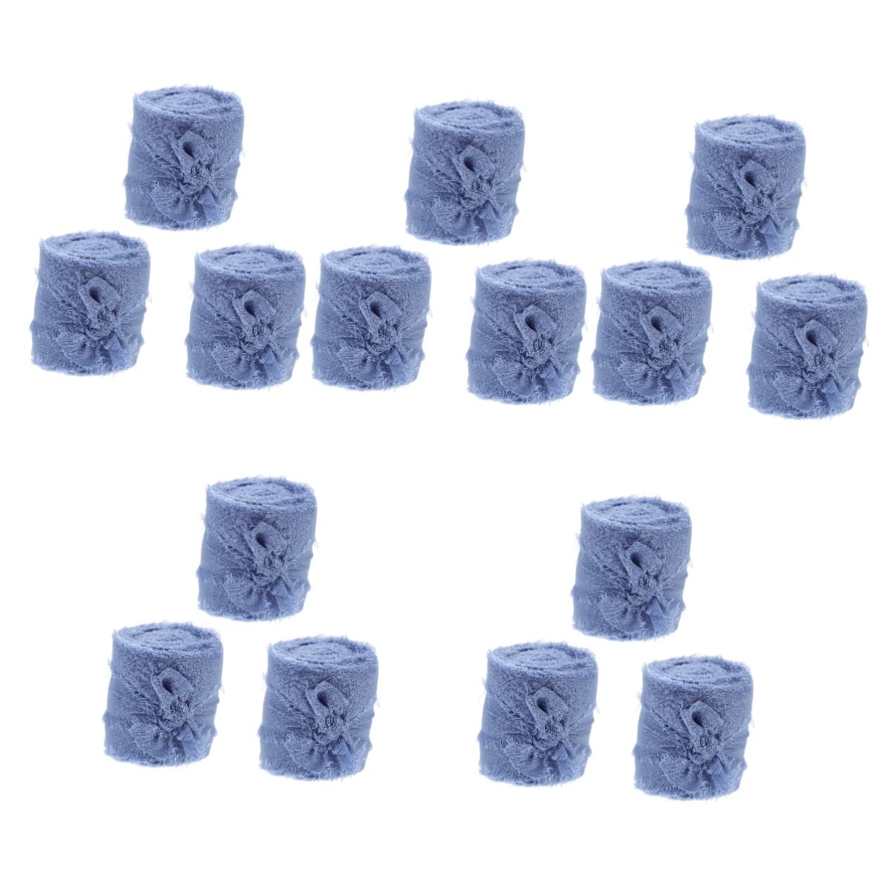 Ciieeo 5 Sets Chiffon-hochzeitsbänder Mit Fransen Für Blumensträuße Zum Basteln Von Geschenkverpackungen 3 Stück * 5