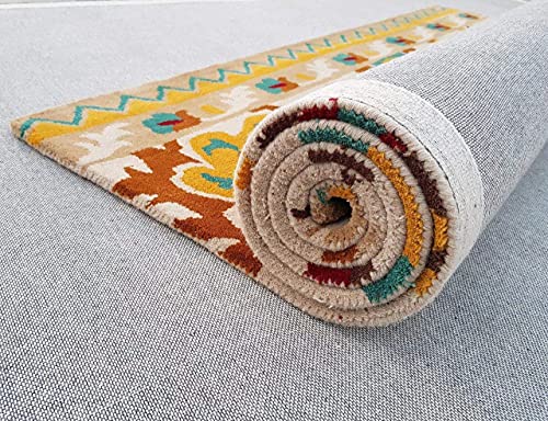 Image of Soft Pure Woolen Modern Collection Tufted Carpet for Living Room,Bedroom'Kitchen and Hall (7 X 10) Feet