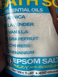 Amazon.com: Arnica Montana Bath Salts, Espom Salt Bath Soak for ...
