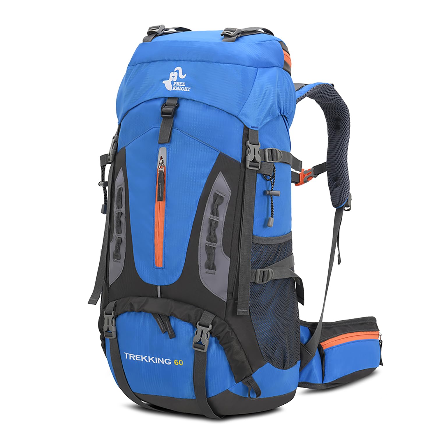 Bseash 60L Waterproof Lightweight Hiking Backpack with Rain Cover,Outdoor Sport Travel Daypack for Climbing Camping Touring — image 1