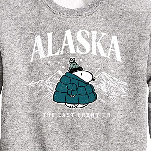 HYBRID APPAREL - Peanuts - Alaska Last Frontier - Toddler And Youth Crewneck Fleece Sweatshirt3