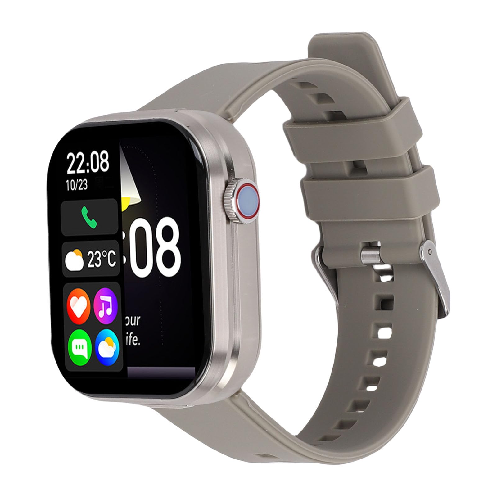 Fockety Smartwatch 2 en 1 con Auriculares, Pantalla Táctil IP67 Impermeable