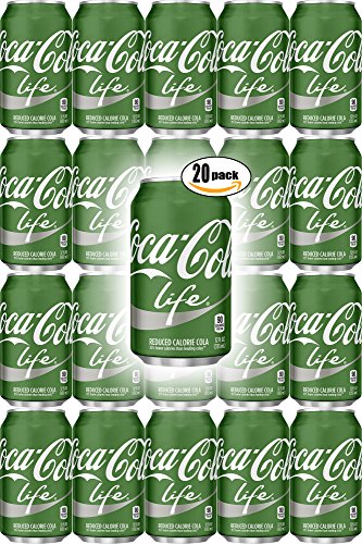 Coke Life Fridge Pack Bundle, 12 Fl Oz Can (Pack of 20, Total of 240 Fl Oz)