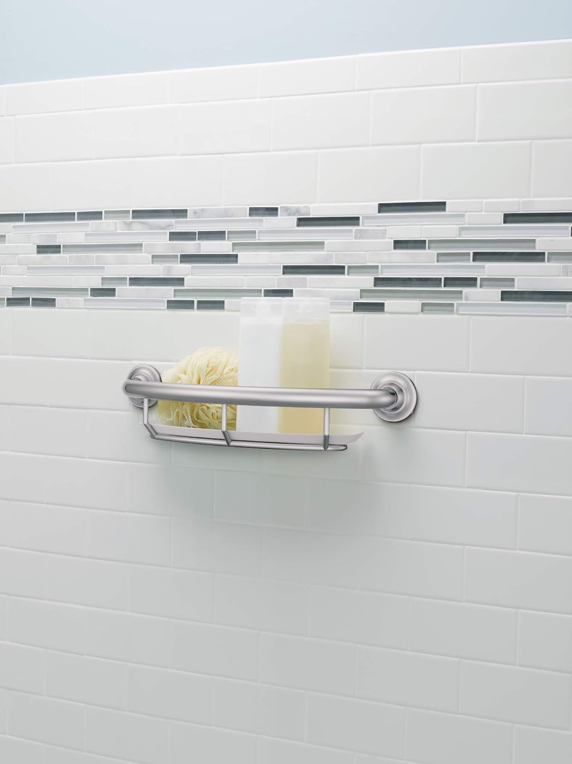 🔥 Moen LR2356DCH Home Care 16-Inch Screw-in Curved Bath Safety Grab Bar with Built-in Shelf, Chrome One-Day Sale: Up to 80% Off Moen LR2356DCH Home Care 16-Inch Screw-in Curved Bath Safety Grab Bar with Built-in Shelf, Chrome