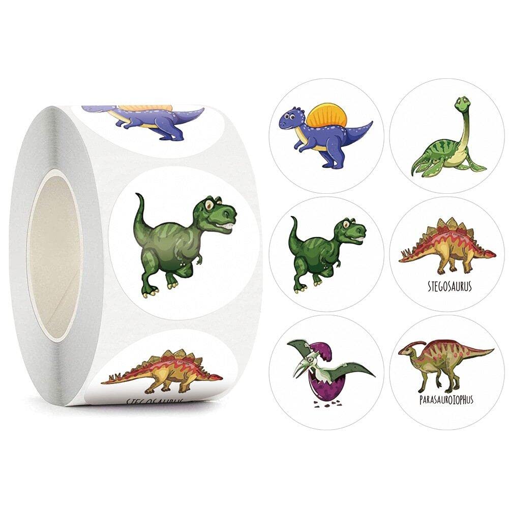 Dinosaurier-Aufkleber Set – 24 Bögen, 20,3x15,2 Cm, Nicht Wiederholend, Für Kinder, Party & Belohnung