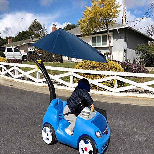 DECDEAL Guarda-sol dobrável portátil para cadeira de praia Guarda-chuva de verão para carrinho de be