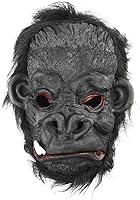 Vista 1 de Disfraz de Halloween peludo de cara completa Cosplay látex hombre lobo máscara carnaval Pascua fiesta temática accesorios casa encantada