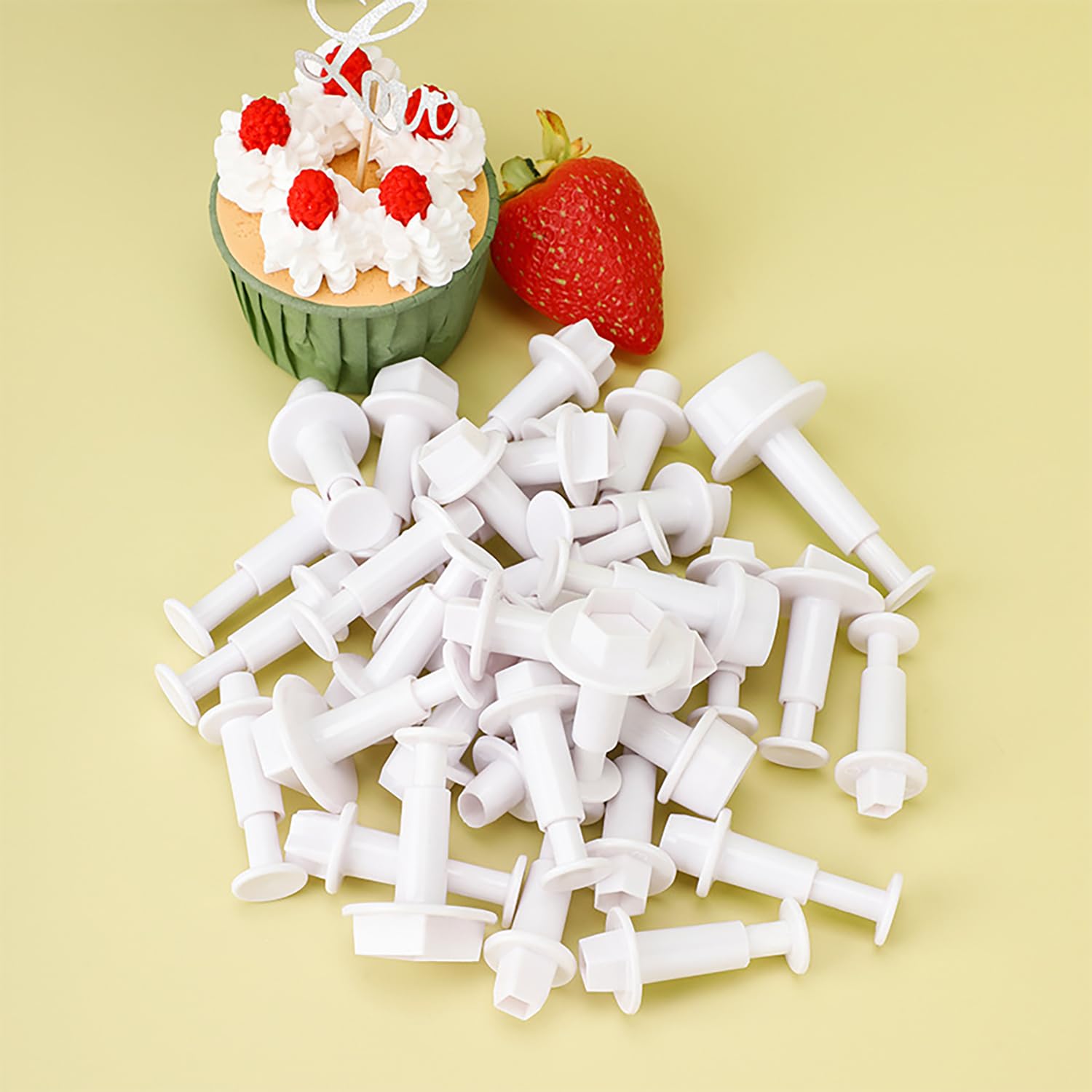 Set Di 3 Stampini A Stantuffo Per Biscotti E Fondente - Forma Quadrifoglio E Trifoglio - Attrezzi Per Decorazione Torte E Pasta Di Zucchero